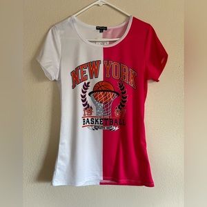 Top Fashion of NY Junior SStops XL Short Sleeve T-shirt Basketball Atlétic Dept